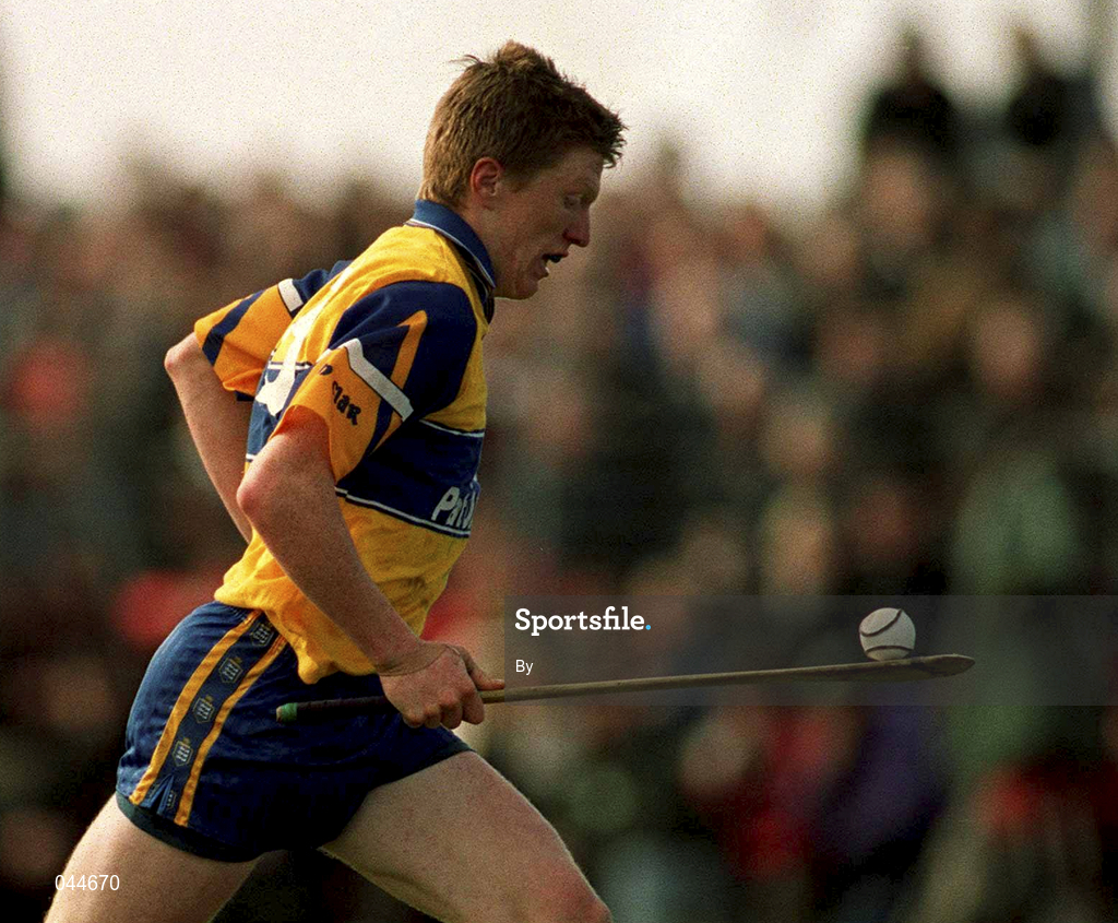 26 March 1999; Niall Gilligan, Clare, hurling. Picture credit; Damien Eagers/SPORTSFILE