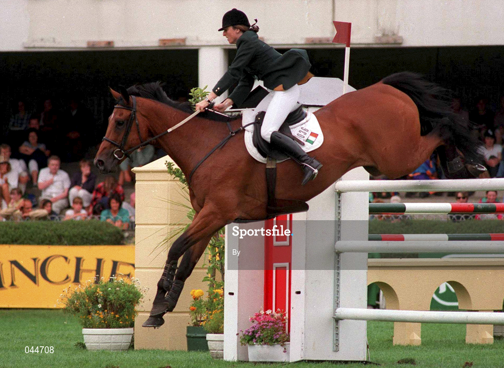 12 August 1995, Kerrygold Showjumping Competiton,   Picture Credit: /SPORTSFILE