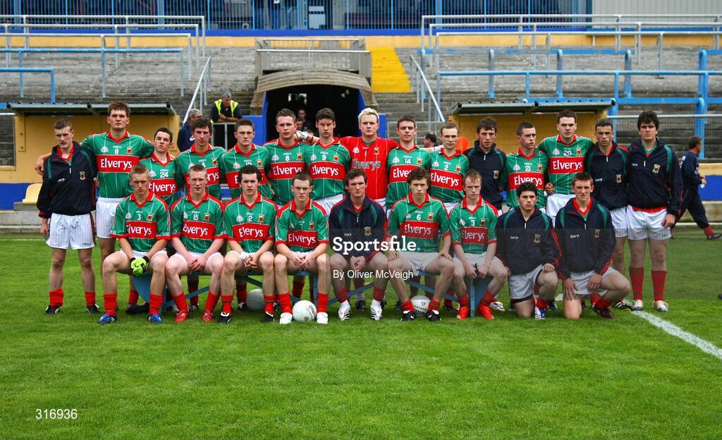 9 August 2008; The Mayo Squad. ESB GAA Football All-Ireland Minor Championship Quarter-Final, Mayo v Monaghan, Pearse Park, Longford. Picture credit: Oliver McVeigh / SPORTSFILE