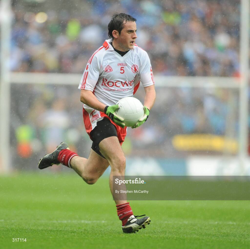 16 August 2008; Davy Harte, Tyrone. GAA Football All-Ireland Senior C'ship Quarter-Final, Dublin v Tyrone, Croke Park, Dublin. Picture credit: Stephen McCarthy / SPORTSFILE