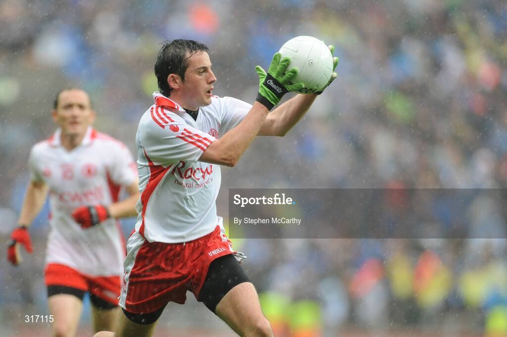16 August 2008; Davy Harte, Tyrone. GAA Football All-Ireland Senior C'ship Quarter-Final, Dublin v Tyrone, Croke Park, Dublin. Picture credit: Stephen McCarthy / SPORTSFILE