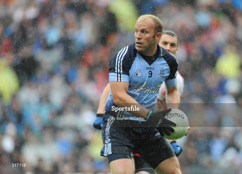 16 August 2008; Shane Ryan, Dublin. GAA Football All-Ireland Senior C'ship Quarter-Final, Dublin v Tyrone, Croke Park, Dublin. Picture credit: Stephen McCarthy / SPORTSFILE
