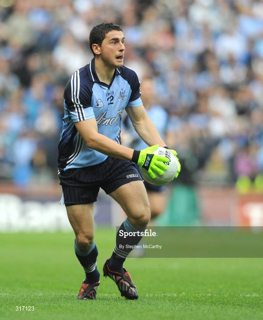 16 August 2008; Bernard Brogan, Dublin. GAA Football All-Ireland Senior C'ship Quarter-Final, Dublin v Tyrone, Croke Park, Dublin. Picture credit: Stephen McCarthy / SPORTSFILE