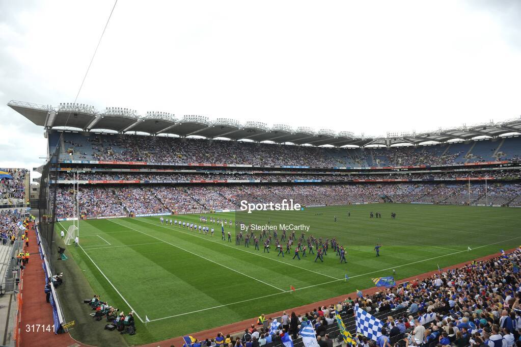 17 August 2008; A general view of Croke Park during the pre-match parade. GAA Hurling All-Ireland Senior Championship Semi-Final, Tipperary v Waterford, Croke Park, Dublin. Picture credit: Stephen McCarthy / SPORTSFILE