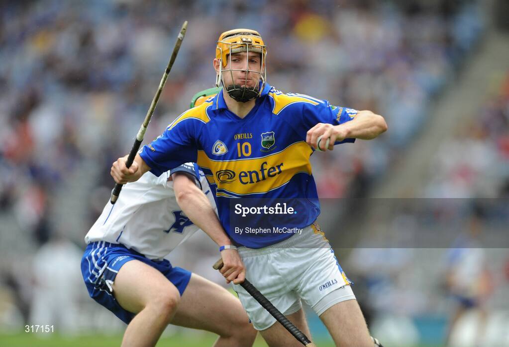 17 August 2008; Seamus Callinan, Waterford, in action against Aidan Kearney, Tipperary. GAA Hurling All-Ireland Senior Championship Semi-Final, Tipperary v Waterford, Croke Park, Dublin. Picture credit: Stephen McCarthy / SPORTSFILE