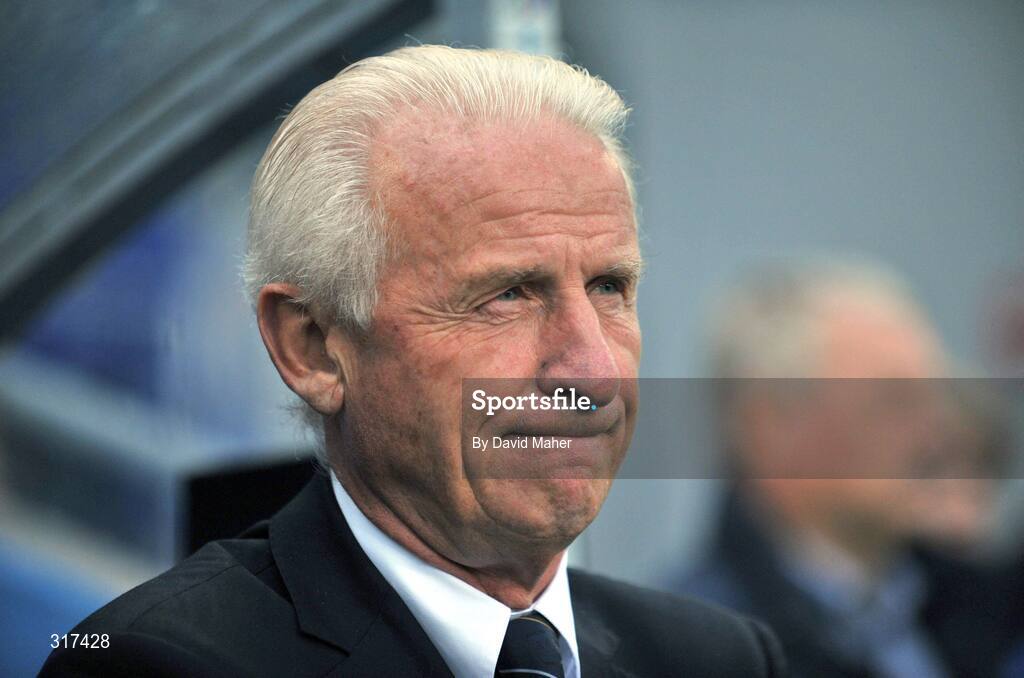 20 August 2008;  Republic of Ireland manager Giovanni Trapattoni during the game. International Friendly, Norway v Republic of Ireland, Ullevall Stadium, Oslo, Norway. Picture credit: David Maher / SPORTSFILE