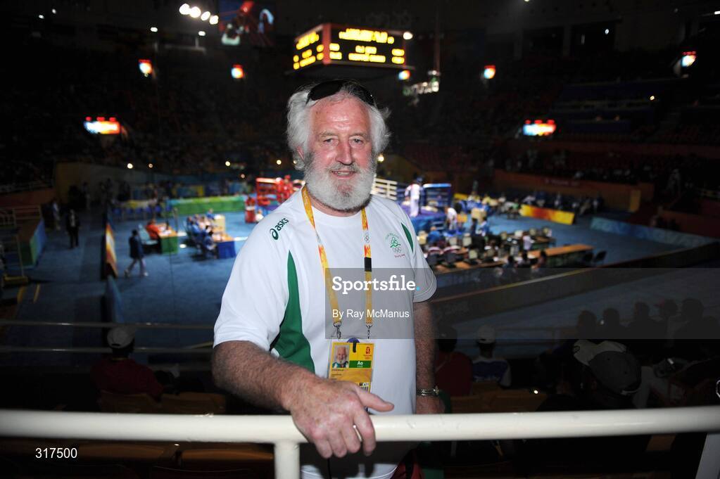 8 August 2008; Boxing Team manager Jim Walsh at the event. Beijing 2008 - Games of the XXIX Olympiad, Beijing Workers Gymnasium, Olympic Green, Beijing, China. Picture credit: Ray McManus / SPORTSFILE