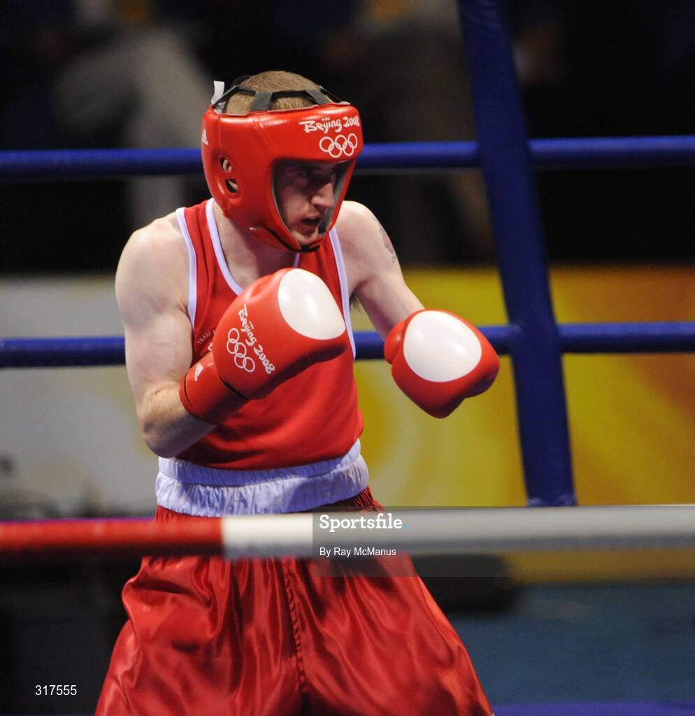 22 August 2008; Paddy Barnes, Ireland. Beijing 2008 - Games of the XXIX Olympiad, Beijing Workers Gymnasium, Olympic Green, Beijing, China. Picture credit: Ray McManus / SPORTSFILE
