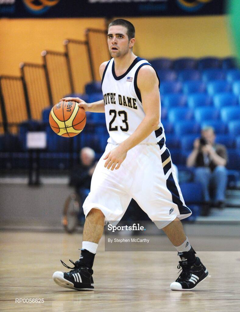 21 August 2008; Kyle McAlarney, Notre Dame. Emerald Hoops Day 1, Ireland v Notre Dame, National Basketball Arena, Tallaght, Dublin. Picture credit: Stephen McCarthy / SPORTSFILE