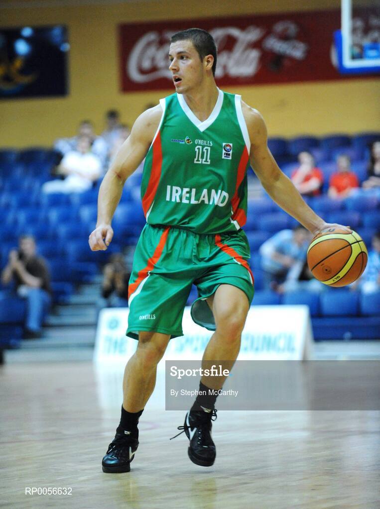 21 August 2008; Donnie McGrath, Ireland. Emerald Hoops Day 1, Ireland v Notre Dame, National Basketball Arena, Tallaght, Dublin. Picture credit: Stephen McCarthy / SPORTSFILE