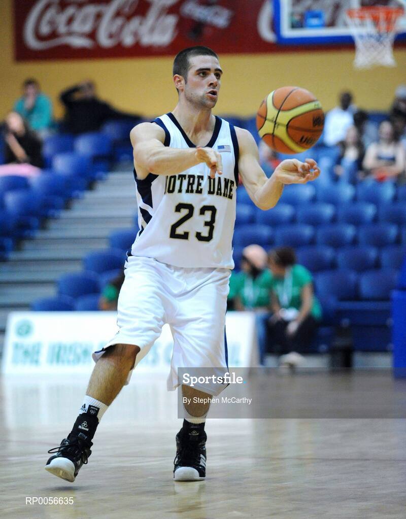 21 August 2008; Kyle McAlarney, Notre Dame. Emerald Hoops Day 1, Ireland v Notre Dame, National Basketball Arena, Tallaght, Dublin. Picture credit: Stephen McCarthy / SPORTSFILE