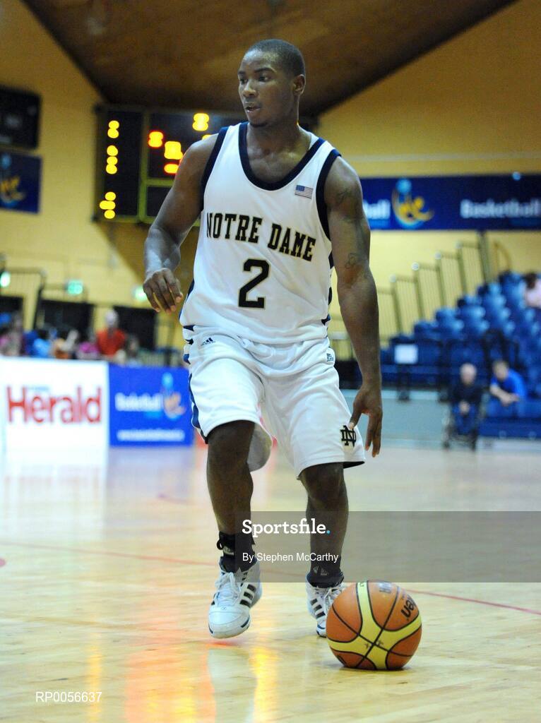 21 August 2008; Tory Jackson, Notre Dame. Emerald Hoops Day 1, Ireland v Notre Dame, National Basketball Arena, Tallaght, Dublin. Picture credit: Stephen McCarthy / SPORTSFILE