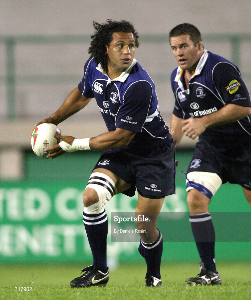 23 August 2008; Isa Nacewa, Leinster, in action against Benetton Treviso. Pre-season friendly, Benetton Treviso v Leinster, Stadio Communale di Monigo, Treviso, Italy. Picture credit: Daniele Resini / SPORTSFILE