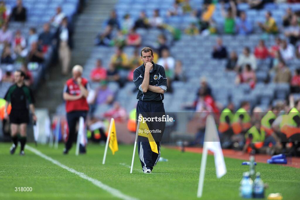 24 August 2008; Kerry manager Pat O'Shea during the game. GAA Football All-Ireland Senior Championship Semi-Final, Kerry v Cork, Croke Park, Dublin. Photo by Sportsfile