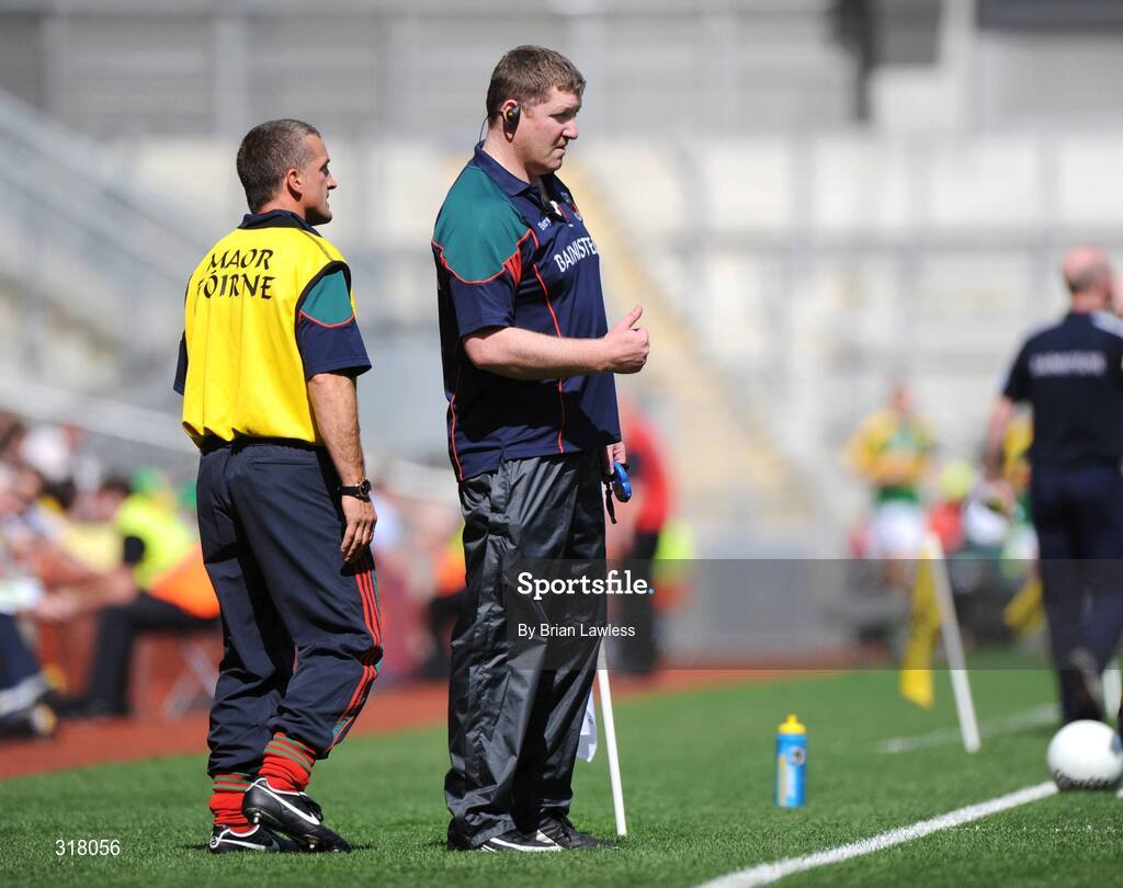 24 August 2008; Mayo manager Ray Dempsey. ESB GAA Football All-Ireland Minor Championship Semi-Final, Kerry v Mayo, Croke Park, Dublin. Picture credit: Brian Lawless / SPORTSFILE