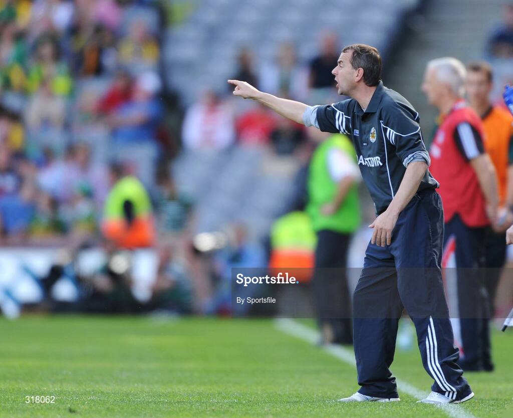 24 August 2008; Kerry manager Pat O'Shea during the game. GAA Football All-Ireland Senior Championship Semi-Final, Kerry v Cork, Croke Park, Dublin. Photo by Sportsfile