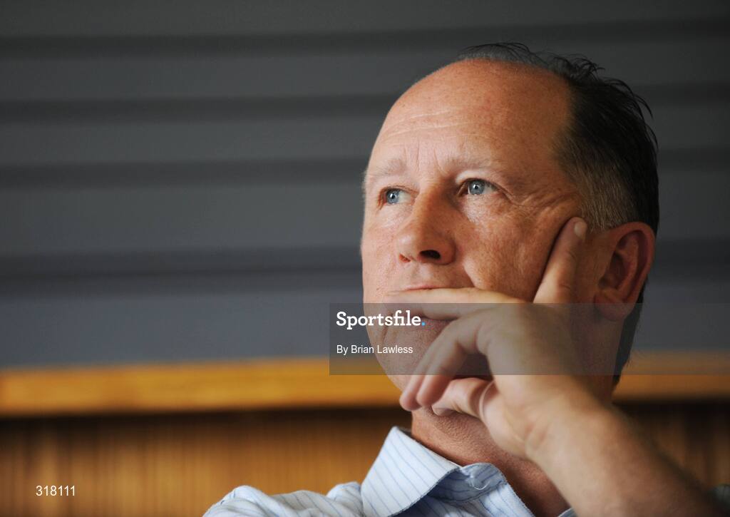 26 August 2008; David McHugh, Referee Coaching & Development Officer, during the Experimental Law Variations - IRFU Press Conference. Old Belvedere Rugby Club, Dublin. Picture credit: Brian Lawless / SPORTSFILE