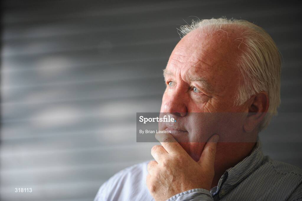 26 August 2008; IRFU Director of Refereeing Owen Doyle during the Experimental Law Variations - IRFU Press Conference. Old Belvedere Rugby Club, Dublin. Picture credit: Brian Lawless / SPORTSFILE