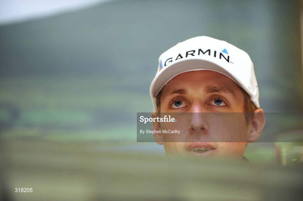 26 August 2008; Irish rider Dan Martin, Garmin Chipotle H30, speaking at a press conference ahead of tomorrow's start of the Tour of Ireland. Tour of Ireland Press Conference, Crowne Plaza Hotel, Dublin. Picture credit: Stephen McCarthy / SPORTSFILE