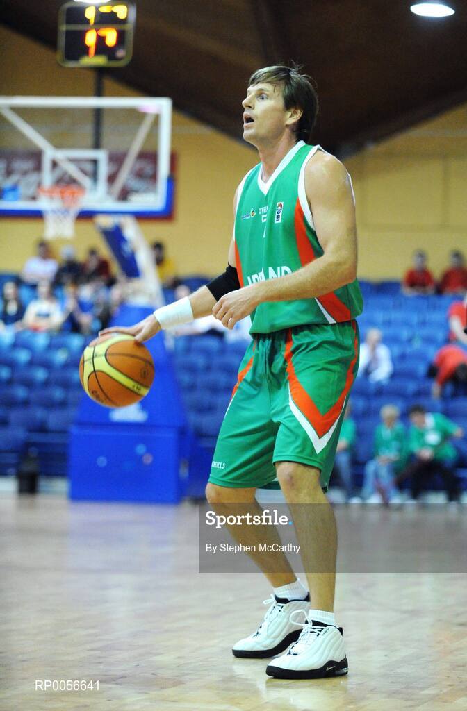 21 August 2008; Jay Larranaga, Ireland. Emerald Hoops Day 1, Ireland v Notre Dame, National Basketball Arena, Tallaght, Dublin. Picture credit: Stephen McCarthy / SPORTSFILE
