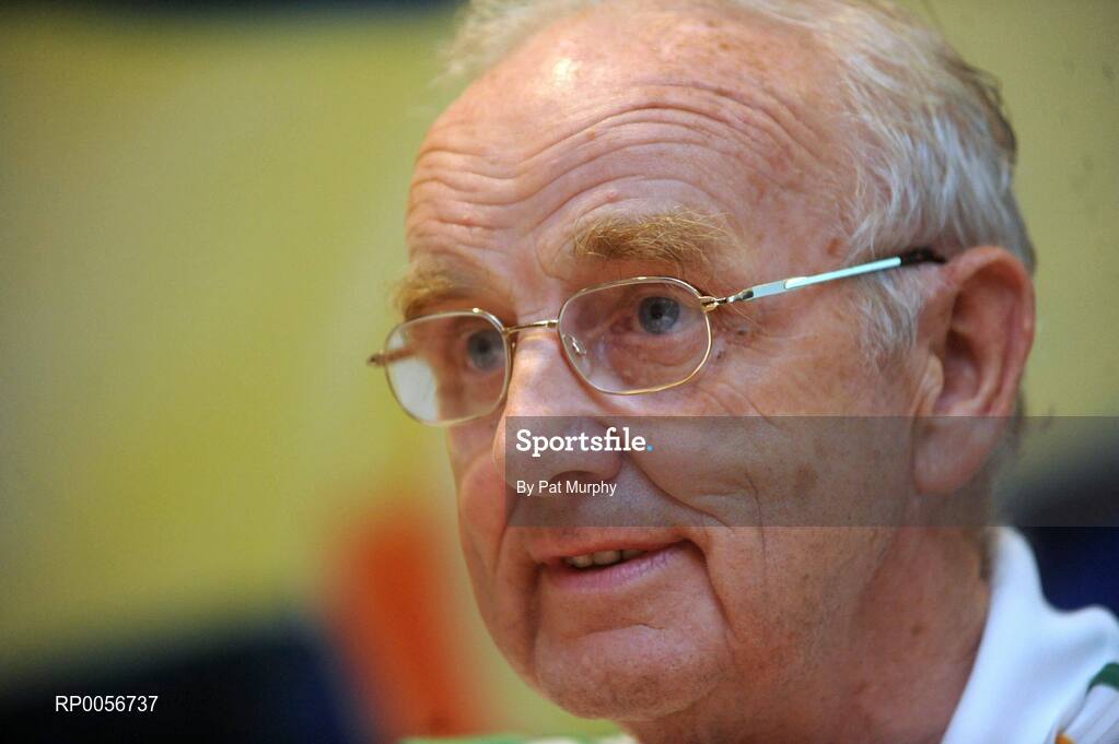 23 August 2008; Jiimmy Byrne, Chef de Mission, at the farewell reception in the Clarion Hotel, Dublin Airport for the Irish Paralympic team before the 2008 Beijing Paralympic Games. The 45 strong Irish team across nine sports departs for Beijing this morning bound for their pre-Games holding camp in the capital. They will move from the camp to the village on September 1st before the 13th Paralympic Games get underway with the opening ceremony in the famous Bird’s Nest Stadium on September 6th. The Paralympic Games are Olympic style sports events for elite athletes with physical disabilities, or visual impairment. Approximately 4000 athletes, from over 153 countries across twenty sports will compete at the Beijing Games. Clarion Hotel, Dublin Airport. Picture credit: Pat Murphy / SPORTSFILE