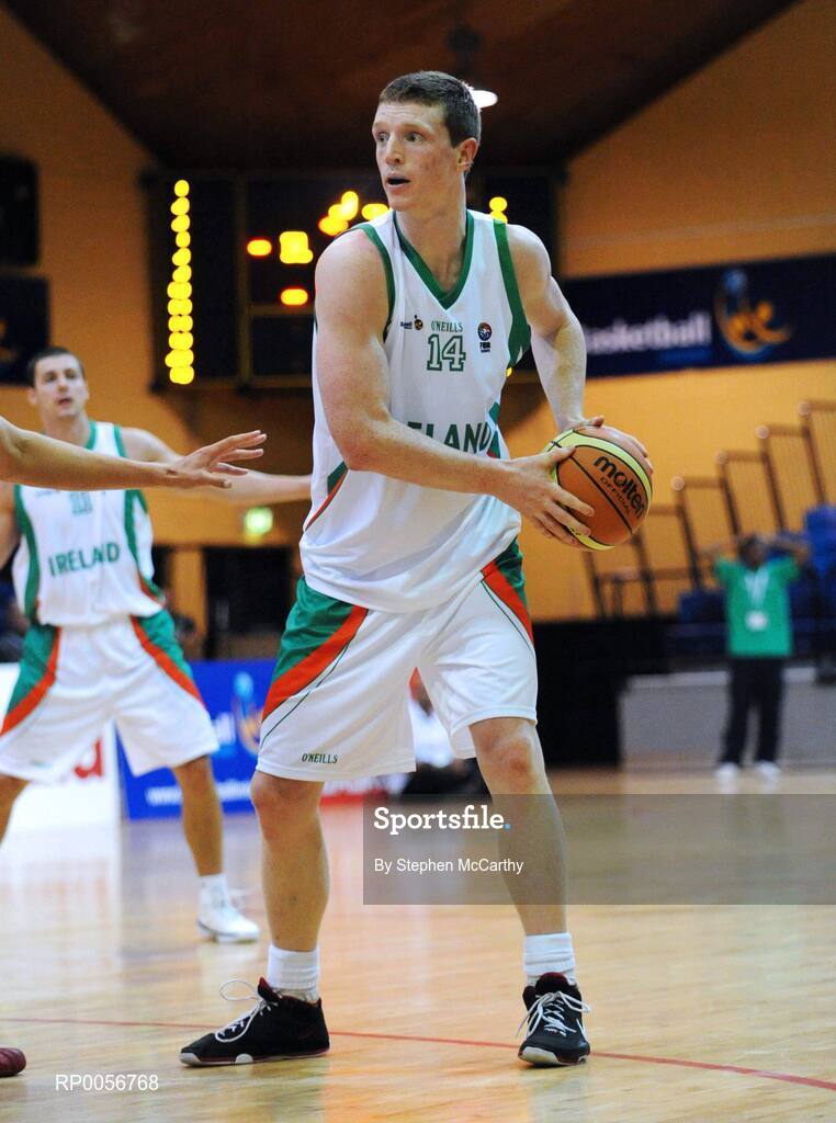 22 August 2008; Conor Grace, Ireland. Emerald Hoops Day 2, Ireland v Iceland, National Basketball Arena, Tallaght, Dublin. Picture credit: Stephen McCarthy / SPORTSFILE
