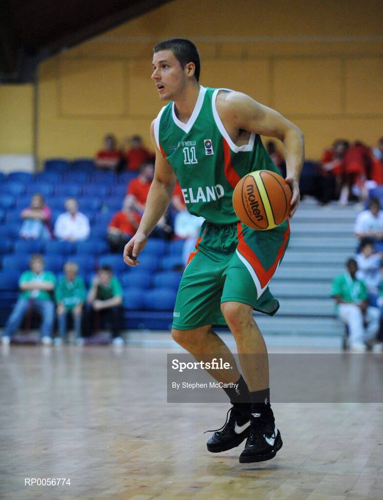 21 August 2008; Donnie McGrath, Ireland. Emerald Hoops Day 1, Ireland v Notre Dame, National Basketball Arena, Tallaght, Dublin. Picture credit: Stephen McCarthy / SPORTSFILE