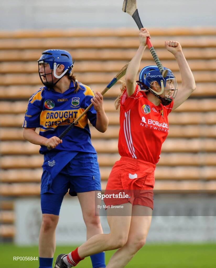 24 August 2008; Racheal Moloney, Cork, celebrates scoring the first goal of the game against Tipperary. Gala All-Ireland Camogie Semi-Final, Cork v Tipperary, Nowlan Park, Kilkenny. Picture credit: Matt Browne / SPORTSFILE