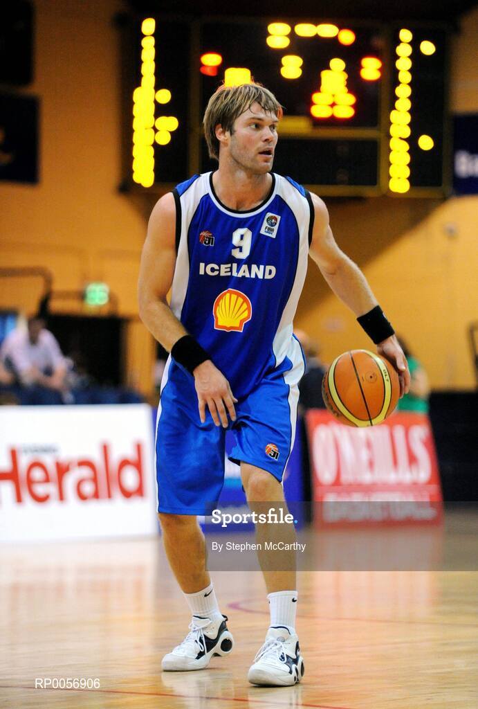 21 August 2008; Jon Arnor Stefansson, Iceland. Emerald Hoops Day 1, Poland v Iceland, National Basketball Arena, Tallaght, Co. Dublin. Picture credit: Stephen McCarthy / SPORTSFILE