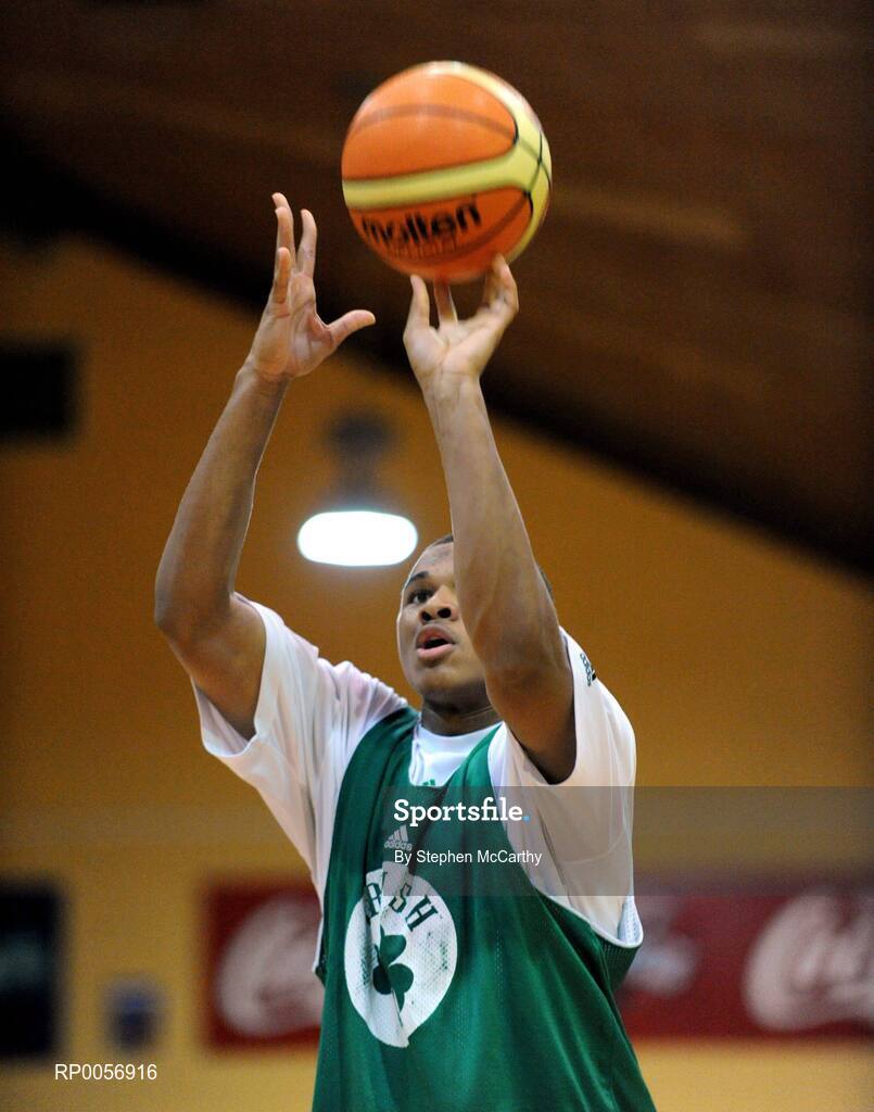 23 August 2008; Tyrone Nash, Notre Dame. Emerald Hoops Day 3, Notre Dame v Iceland, National Basketball Arena, Tallaght, Co. Dublin. Picture credit: Stephen McCarthy / SPORTSFILE