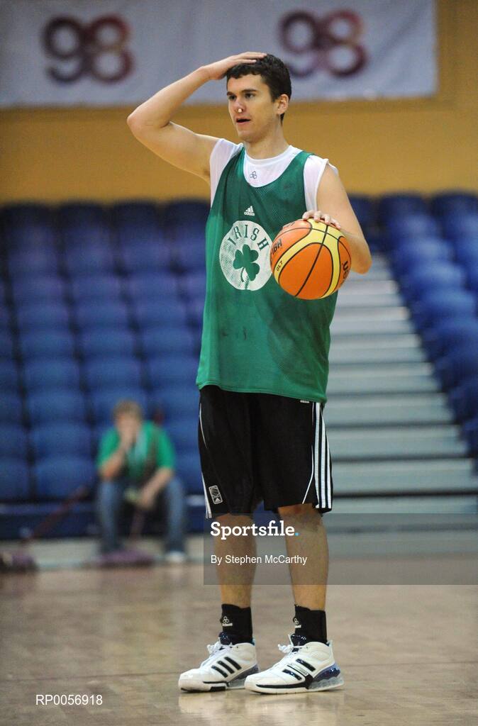 23 August 2008; Ty Proffitt, Notre Dame. Emerald Hoops Day 3, Notre Dame v Iceland, National Basketball Arena, Tallaght, Co. Dublin. Picture credit: Stephen McCarthy / SPORTSFILE