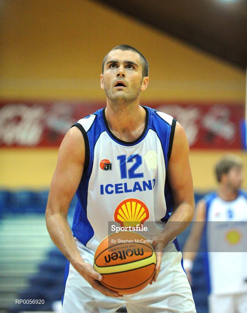 23 August 2008; Helgi Magnusson, Iceland. Emerald Hoops Day 3, Notre Dame v Iceland, National Basketball Arena, Tallaght, Co. Dublin. Picture credit: Stephen McCarthy / SPORTSFILE
