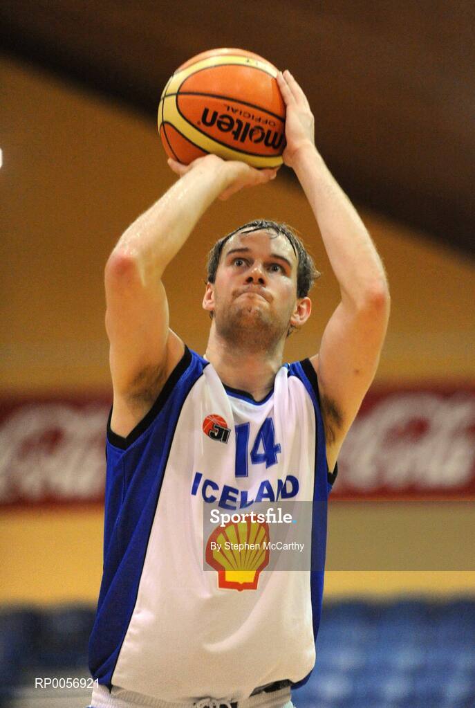 23 August 2008; Logi Gunnarsson, Iceland. Emerald Hoops Day 3, Notre Dame v Iceland, National Basketball Arena, Tallaght, Co. Dublin. Picture credit: Stephen McCarthy / SPORTSFILE