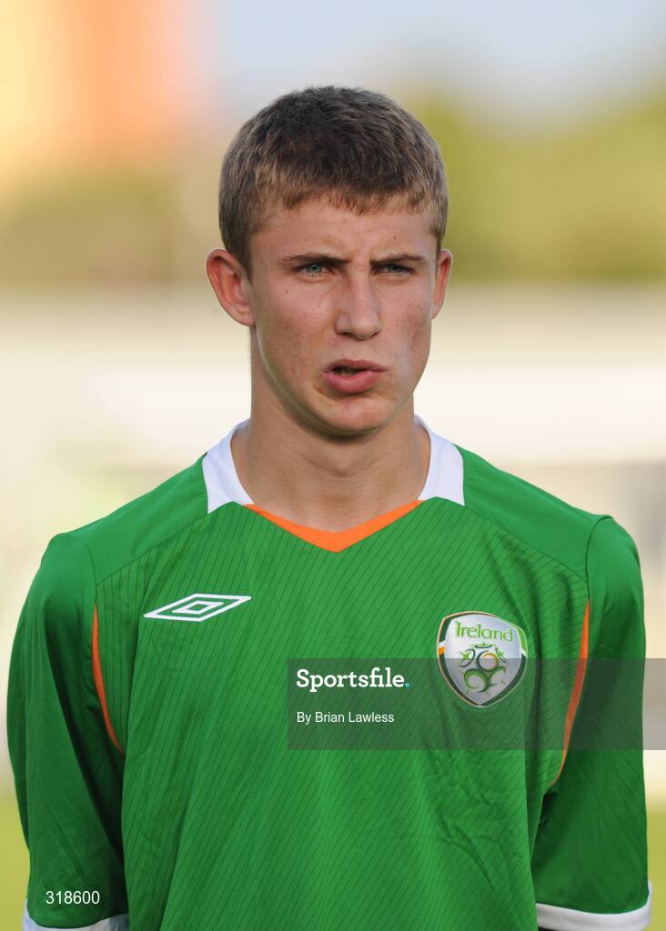 28 August 2008; Republic of Ireland's Sean McGinty. Under-16 International Friendly, Republic of Ireland  v Wales, Whitehall, Dublin. Picture credit: Brian Lawless / SPORTSFILE