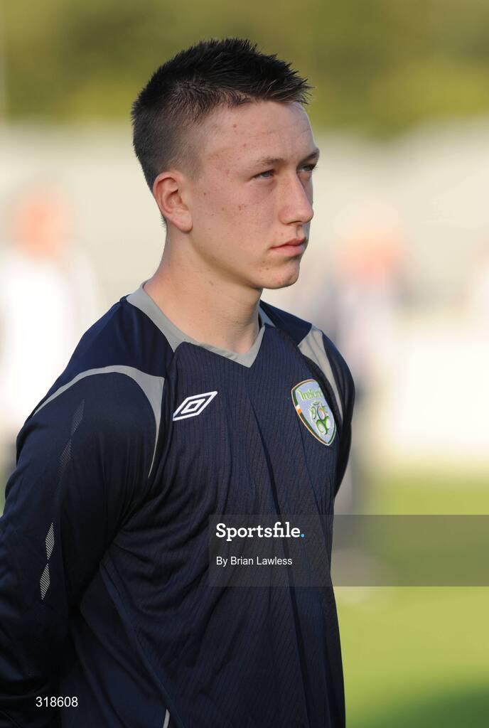 28 August 2008; Republic of Ireland's Sean McDermott. Under-16 International Friendly, Republic of Ireland  v Wales, Whitehall, Dublin. Picture credit: Brian Lawless / SPORTSFILE
