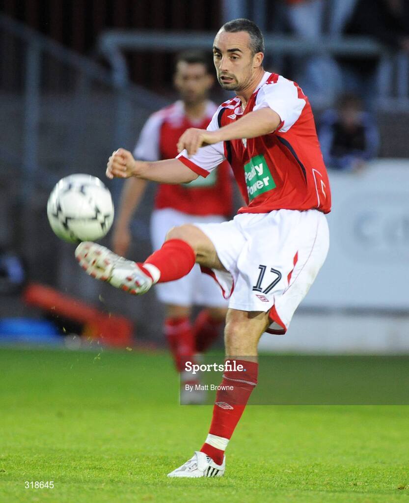 28 August 2008; Gary Dempsey, St. Patrick's Athletic. UEFA Cup 2nd Qualifying Round 2nd leg, St. Patrick's Athletic v IF Elfsborg, Richmond Park, Dublin. Picture credit: Matt Browne / SPORTSFILE