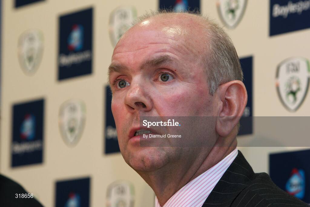 29 August 2008; Director of Boylesports, John Boyle, during a press conference to announce Boylesports as the new FAI commercial partner. FAI Headquarters, National Sports Campus, Abbotstown, Dublin. Picture credit: Diarmuid Greene / SPORTSFILE *** Local Caption *** S0808144 FAI Announce new partner DG