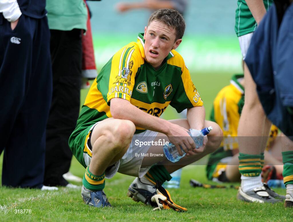 30 August 2008; Jonathan Lyne, Kerry, after the final whistle. ESB GAA Football All-Ireland Minor Championship Semi-Final Replay, Kerry v Mayo, Gaelic Grounds, Limerick. Picture credit: Matt Browne / SPORTSFILE