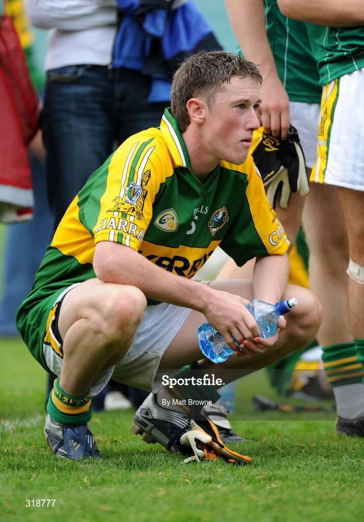 30 August 2008; Jonathan Lyne, Kerry, after the final whistle. ESB GAA Football All-Ireland Minor Championship Semi-Final Replay, Kerry v Mayo, Gaelic Grounds, Limerick. Picture credit: Matt Browne / SPORTSFILE