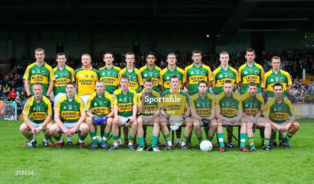 30 August 2008; The Kerry squad. ESB GAA Football All-Ireland Minor Championship Semi-Final Replay, Kerry v Mayo, Gaelic Grounds, Limerick. Picture credit: Matt Browne / SPORTSFILE
