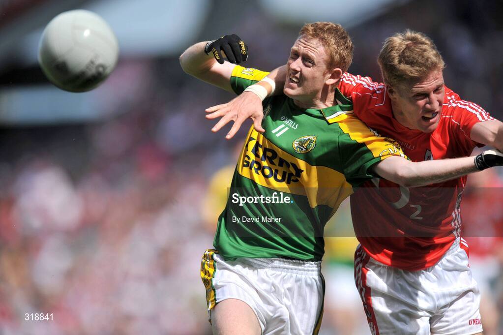 31 August 2008; Colm Cooper, Kerry, in action against Anthony Lynch, Cork. GAA Football All-Ireland Senior Championship Semi-Final Replay, Kerry v Cork, Croke Park, Dublin. Picture credit: David Maher / SPORTSFILE