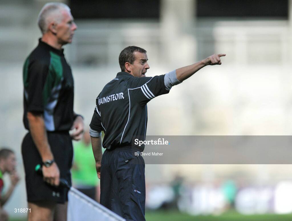 31 August 2008; Kerry manager Pat O'Shea during the game. GAA Football All-Ireland Senior Championship Semi-Final Replay, Kerry v Cork, Croke Park, Dublin. Picture credit: David Maher / SPORTSFILE