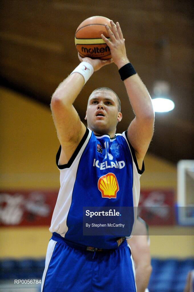 22 August 2008; Sigurour Thorsteinsson, Iceland. Emerald Hoops Day 2, Ireland v Iceland, National Basketball Arena, Tallaght, Dublin. Picture credit: Stephen McCarthy / SPORTSFILE