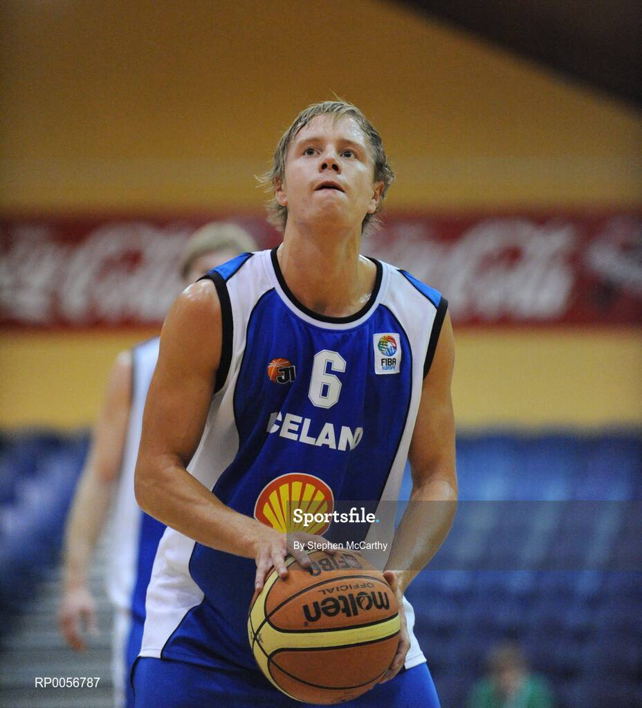 22 August 2008; Jakob Siguroarson, Iceland. Emerald Hoops Day 2, Ireland v Iceland, National Basketball Arena, Tallaght, Dublin. Picture credit: Stephen McCarthy / SPORTSFILE