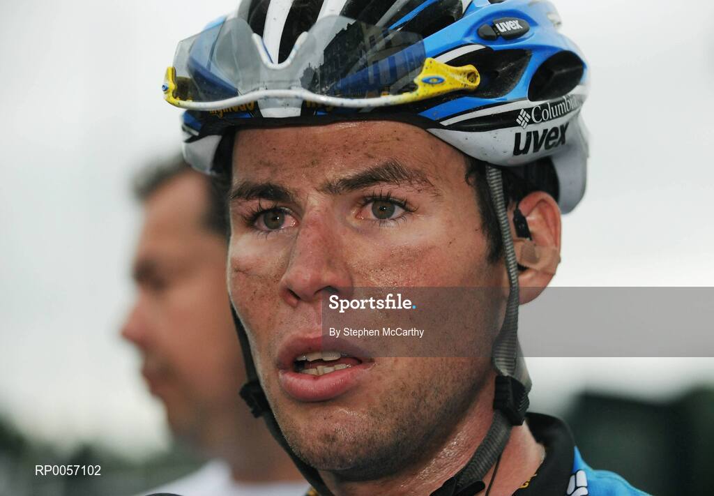 27 August 2008; Mark Cavendish, Team Columbia, after winning the opening stage of the Tour of Ireland. 2008 Tour of Ireland - Stage 1, Dublin - Waterford. Picture credit: Stephen McCarthy / SPORTSFILE  *** Local Caption ***