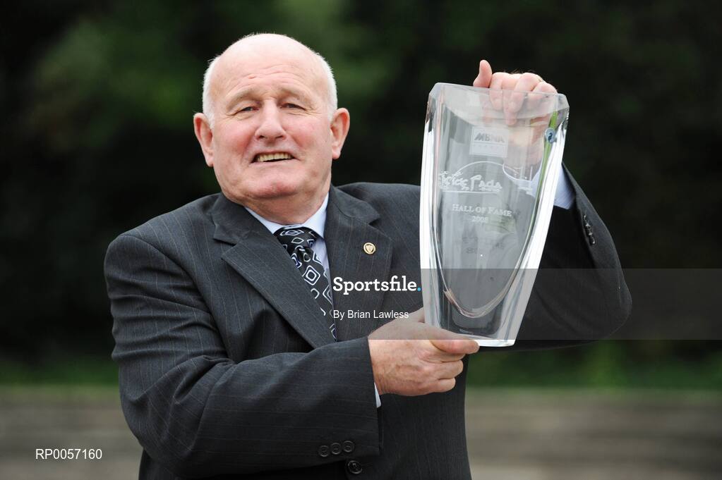 28 August 2008; Down Gaelic Football legend, Paddy Doherty, was today inducted into the MBNA Kick Fada Hall of Fame. Over 20 stars of Gaelic Football will compete for the prestigious All-Ireland title at the 8th annual MBNA Kick Fada competition, which will take place on Saturday, September 13th at Bray Emmets GAA Club, Bray, Co. Wicklow. Iveagh Gardens, Dublin. Picture credit: Brian Lawless / SPORTSFILE