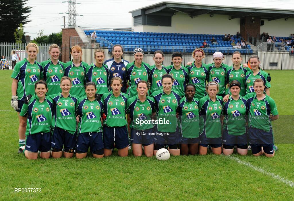 30 August 2008; The London squad. TG4 All-Ireland Ladies Junior Football Championship Semi-Final, London v Wicklow, St. Peregrine's, Blakestown Rd, Dublin. Picture credit: Damien Eagers / SPORTSFILE