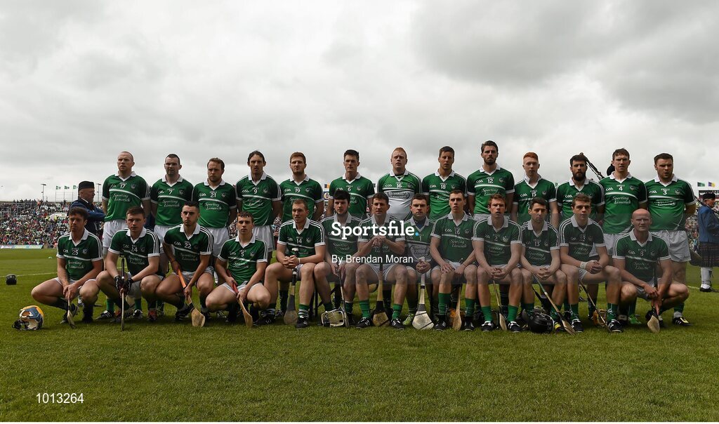 21 June 2015; The Limerick squad. Munster GAA Hurling Senior Championship, Semi-Final, Limerick v Tipperary, Gaelic Grounds, Limerick. Picture credit: Brendan Moran / SPORTSFILE