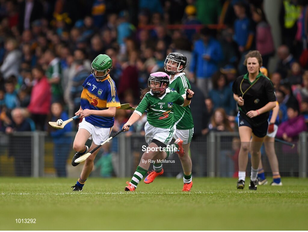 21 June 2015; Action from the Primary Go Games played at half time. Munster GAA Hurling Senior Championship, Semi-Final, Limerick v Tipperary, Gaelic Grounds, Limerick. Picture credit: Ray McManus / SPORTSFILE