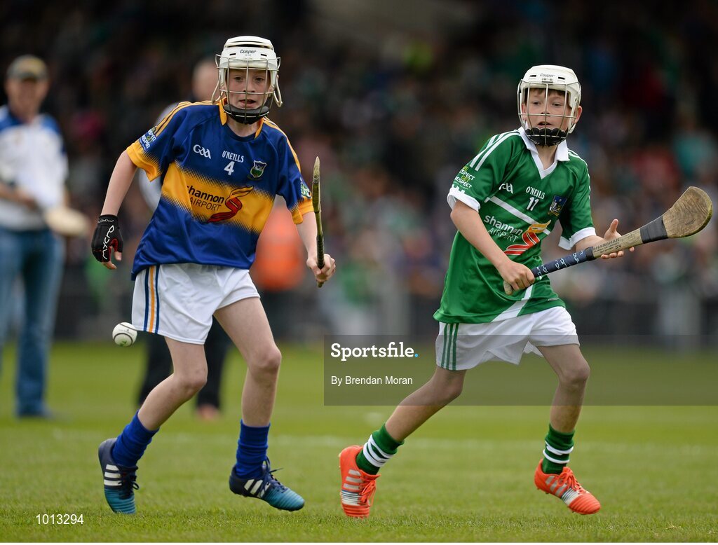 21 June 2015; Action from the Primary Go Games played at half time. Munster GAA Hurling Senior Championship, Semi-Final, Limerick v Tipperary, Gaelic Grounds, Limerick. Picture credit: Brendan Moran / SPORTSFILE